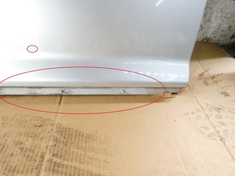 Drzwi prawe przód LY7W AUDI A3 8P HB 3D 03-05