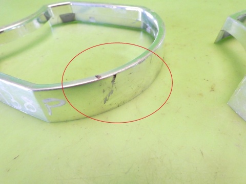 Ramki reflektora chrom lamp przód AUDI A3 8P 03-05