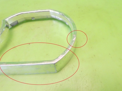 Ramki reflektora chrom lamp przód AUDI A3 8P 03-05