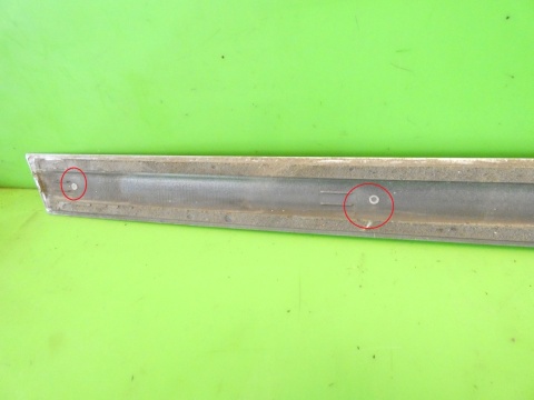 Listwa drzwiowa lewa przód 8P3853953D LY7W AUDI A3 8P HB 3D 03-05