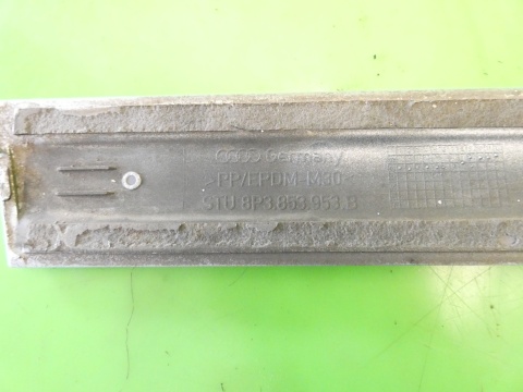 Listwa drzwiowa lewa przód 8P3853953D LY7W AUDI A3 8P HB 3D 03-05