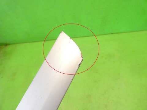 Listwa drzwiowa lewa przód dół LY7W AUDI A3 8P HB 3D 03-05