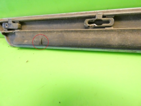 Listwa drzwiowa lewa przód dół LY7W AUDI A3 8P HB 3D 03-05