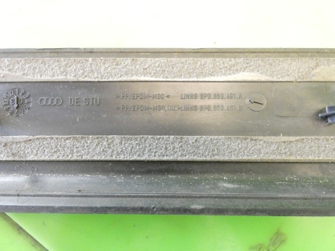 Listwa nakładka na próg lewa przód 8P3853491A AUDI A3 8P HB 3D 03-05