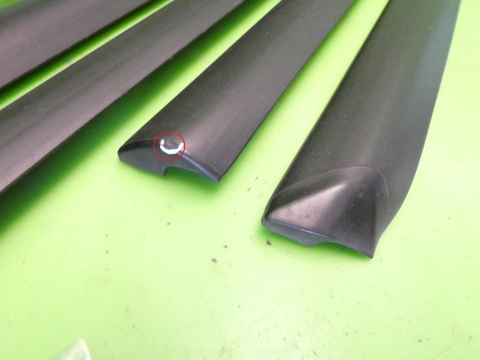 Listwa listwy drzwiowe dół prawa lewa przód tył AUDI A3 8L 5D 03-05