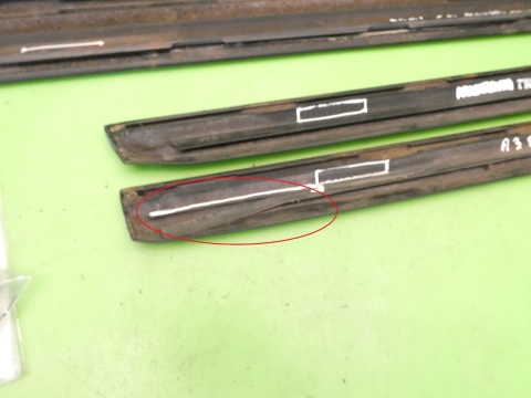 Listwa listwy drzwiowe dół prawa lewa przód tył AUDI A3 8L 5D 03-05