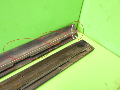 Listwa listwy drzwiowe dół prawa lewa przód tył AUDI A3 8L 5D 03-05