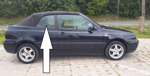 Szyba prawa tył VW GOLF MK3.5 III IV CABRIO 98-02