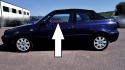 Szyba drzwiowa lewa przód VW GOLF MK3.5 III IV CABRIO 98-02