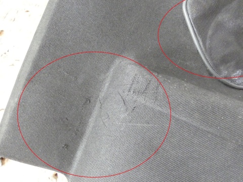 Boczek tapicerka prawy tył VW GOLF MK3.5 III IV CABRIO 98-02