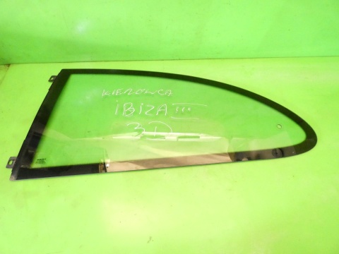 Szyba karoseryjna uchylna lewa tył SEAT IBIZA III 6L 3D 02-05
