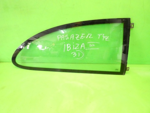 Szyba karoseryjna uchylna prawa tył SEAT IBIZA III 6L 3D 02-05
