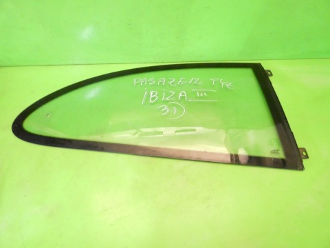 Szyba karoseryjna uchylna prawa tył SEAT IBIZA III 6L 3D 02-05
