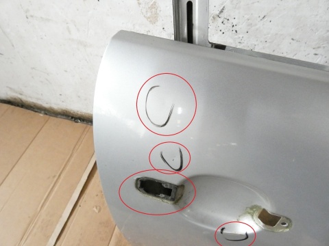 Drzwi prawe przód przednie LS7N SEAT IBIZA III 6L 3D 02-05