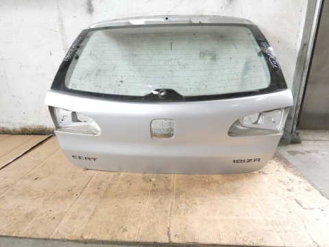 Klapa tył tylna bagażnika + szyba LS7N SEAT IBIZA III 6L 3D 02-05