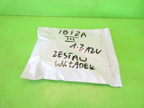 Zestaw wkładek wkładki stacyjka korek paliwa SEAT IBIZA III 6L 3D 02-05