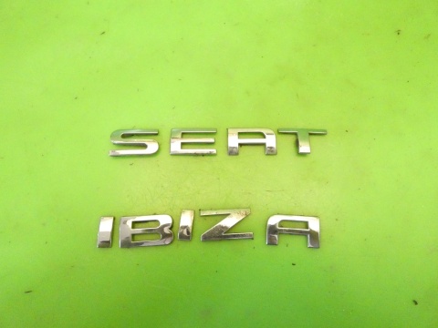 Logo znaczek emblemat napis SEAT IBIZA III 6L 3D 02-05