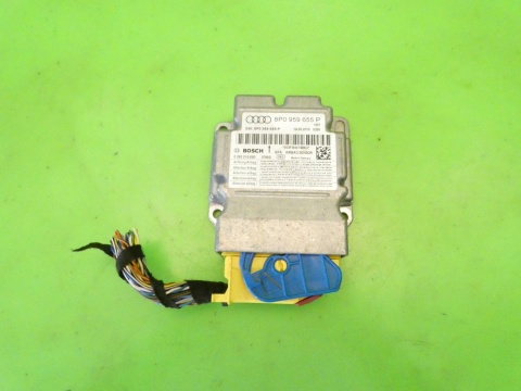 Moduł sensor airbag 8P0959655P 0285010680 AUDI A3 8P FL 1.4 TFSI 08-13