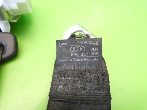 Pas bezpieczeństwa prawy tył AUDI A3 8P FL 5D 08-13