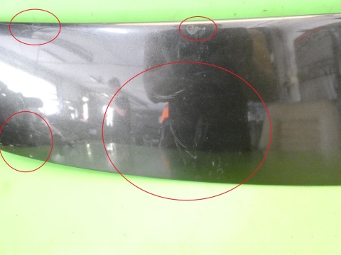 Spoiler lotka daszek klapy tył sline LZ7L AUDI A3 8P FL SPORTBACK 5D 08-13