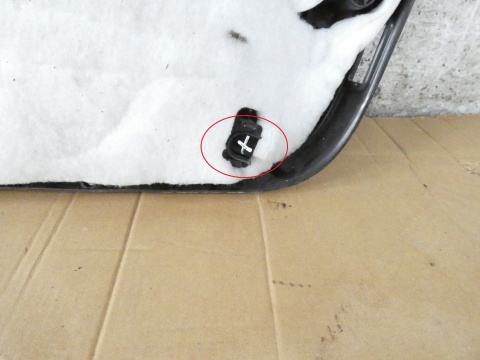 Boczek tapicerka drzwi lewa przód AUDI A3 8P FL 5D SPORTBACK SLINE 08-13