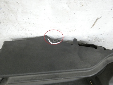 Boczek tapicerka bagażnika prawa tył AUDI A3 8P FL 5D SPORTBACK SLINE 08-13