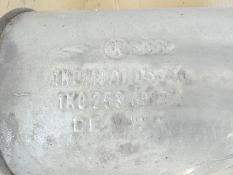 Tłumik środkowy 1K0253411BK AUDI A3 8P FL 1.4 TFSI 5D HB 08-13