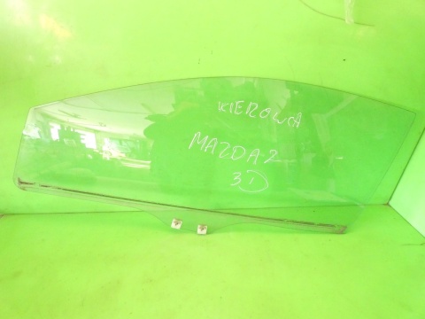 Szyba drzwiowa lewa przód MAZDA 2 II DE 3D HB 07-10