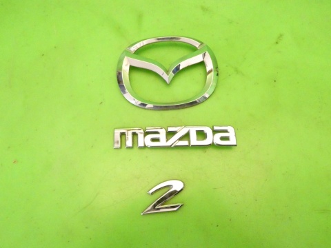Logo znaczek emblemat napis tył MAZDA 2 II DE 07-10