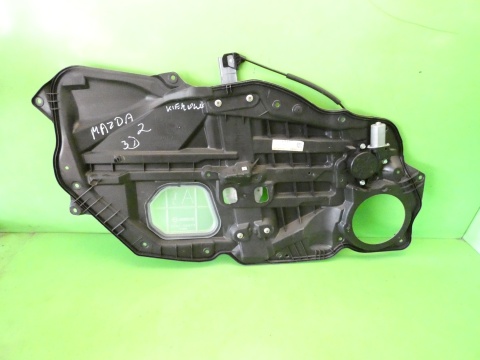Mechanizm podnośnik szyby lewy przód MAZDA 2 II DE 3D HB 07-10