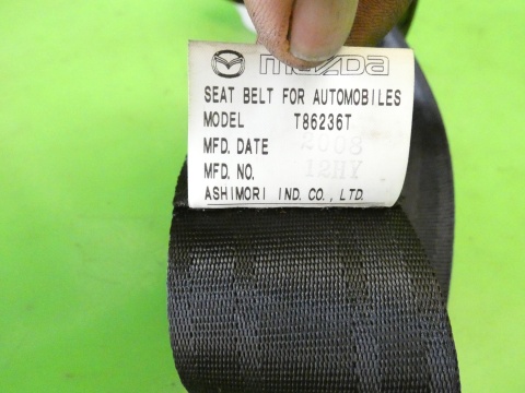 Pas bezpieczeństwa prawy tył MAZDA 2 II DE 3D HB 07-10