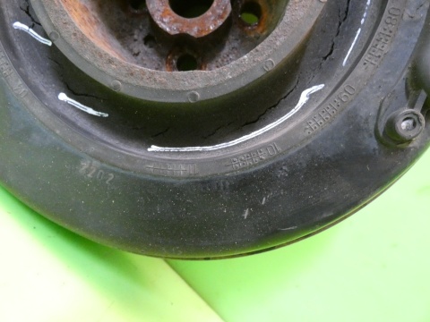 Koło pasowe wału korbowego VW LT II LT46 2.5 TDI 96-06