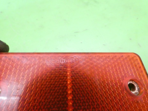 Odblask prawy boczny Hella pomarańczowy VW LT II LT46 96-06