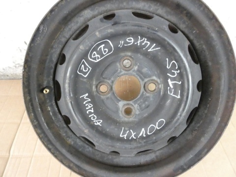 Felga stalowa 14 4x100 14x6 et45 MAZDA 2 II DE 07-10