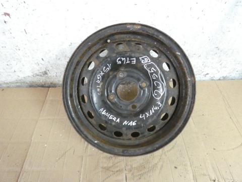 Felga stalowa 15 15x6 4x114,3 ET45 NISSAN ALMERA N16