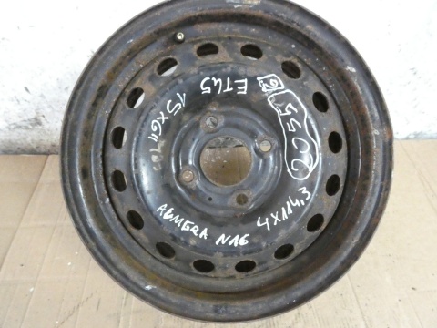Felga stalowa 15 15x6 4x114,3 ET45 NISSAN ALMERA N16
