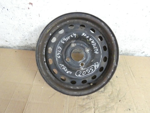 Felga stalowa 15 15x6 4x114,3 ET45 NISSAN ALMERA N16