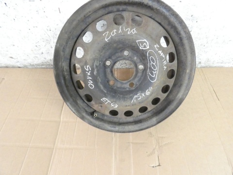 Felga stalowa 15 15X6 5X110 ET43 OPEL ZAFIRA A I