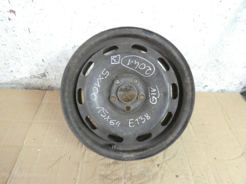 Felga stalowa 15'' 15X6 ET38 5X100 VW GOLF IV