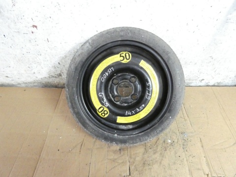 Koło dojazdowe zapasowe 14x3,5 4x100 et45 VW GOLF MK3.5 III IV CABRIO 98-02