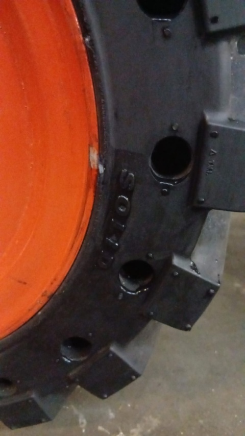 Koło opona pełna solid 5.70-12 Bobcat S70 ładowarka wózek widłowy bliźniak