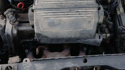 Silnik słupek FIAT PANDA II 1.1 187A1000 54KM 40kW odpala