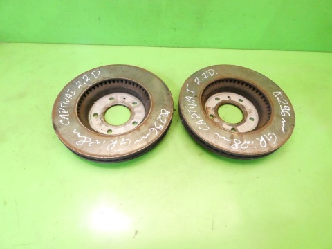 Tarcze hamulcowe przód 296mm CHEVROLET CAPTIVA I C140 FL 2.2 D 13-15