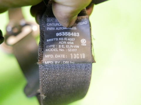 Pas bezpieczeństwa lewy przód I rząd CHEVROLET CAPTIVA I C140 FL 13-15