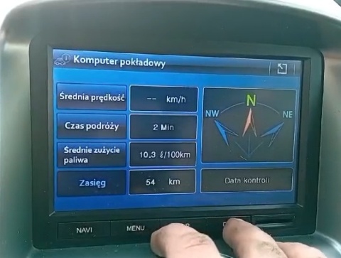 Wyświetlacz ekran radia nawigacji navi CHEVROLET CAPTIVA I C140 FL 13-15