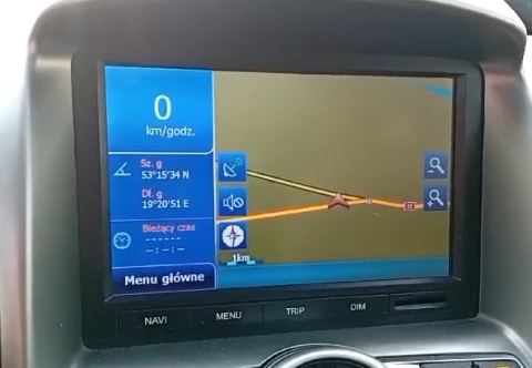 Wyświetlacz ekran radia nawigacji navi CHEVROLET CAPTIVA I C140 FL 13-15