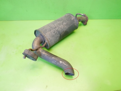 Tłumik końcowy lewy CHEVROLET CAPTIVA I C140 FL 2.2 D 13-15
