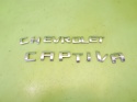 Logo znaczek emblemat napis tył CHEVROLET CAPTIVA I C140 FL 13-15