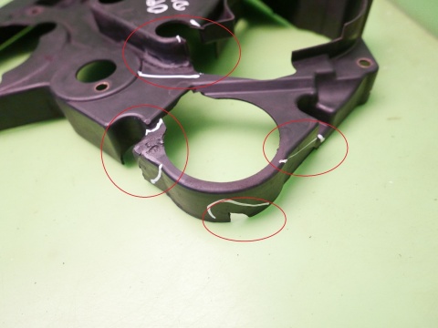 Osłona obudowa pokrywa rozrządu Opel Astra II G 1.7 TD X17DTL 68KM 98-