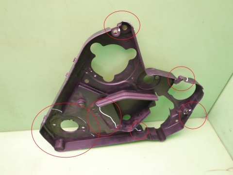 Osłona obudowa pokrywa rozrządu Opel Astra II G 1.7 TD X17DTL 68KM 98-